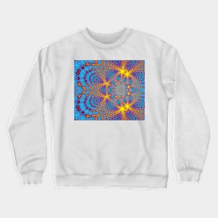 Kaleidoscope Fractal Beam Crewneck Sweatshirt